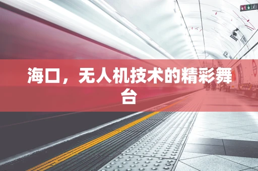 海口，无人机技术的精彩舞台
