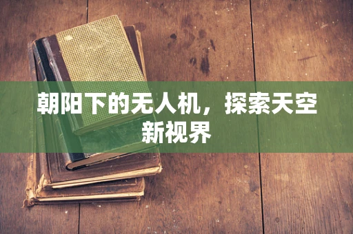 朝阳下的无人机，探索天空新视界