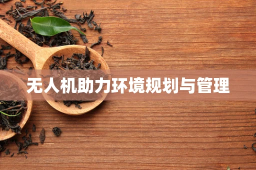 无人机助力环境规划与管理
