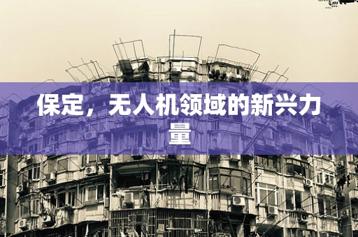 保定，无人机领域的新兴力量
