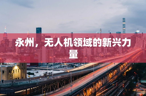 永州，无人机领域的新兴力量