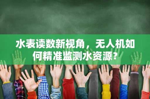 水表读数新视角，无人机如何精准监测水资源？