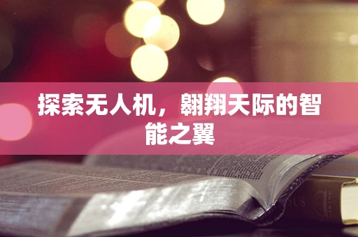 探索无人机，翱翔天际的智能之翼