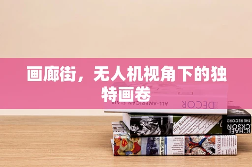 画廊街，无人机视角下的独特画卷