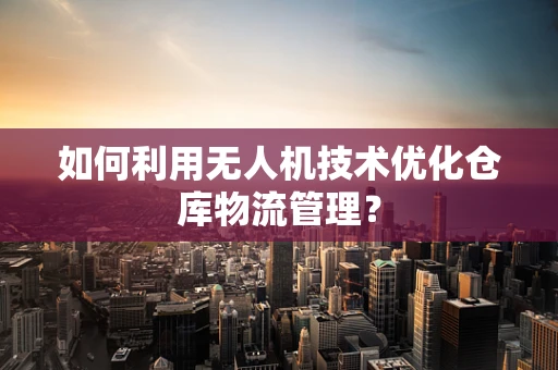 如何利用无人机技术优化仓库物流管理？