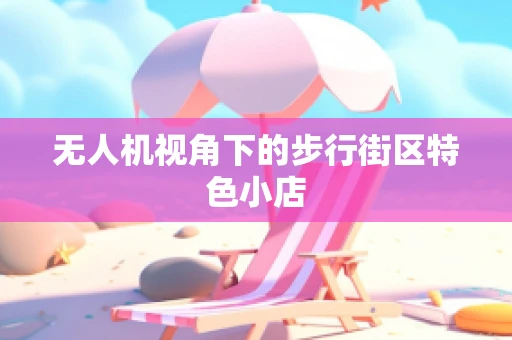 无人机视角下的步行街区特色小店