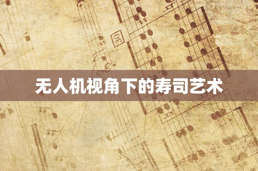 无人机视角下的寿司艺术