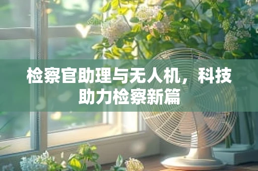 检察官助理与无人机，科技助力检察新篇
