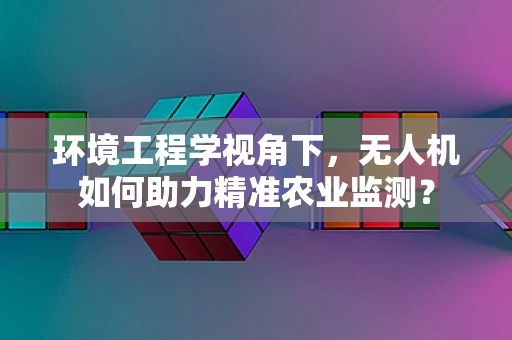环境工程学视角下，无人机如何助力精准农业监测？