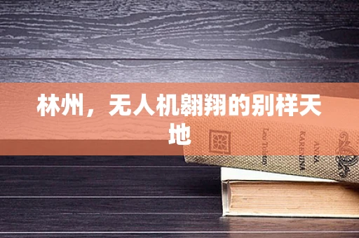 林州，无人机翱翔的别样天地