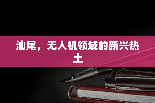 汕尾，无人机领域的新兴热土