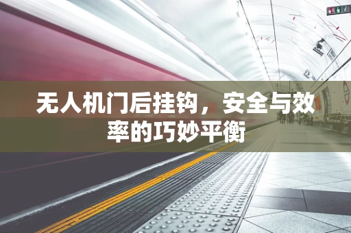 无人机门后挂钩，安全与效率的巧妙平衡