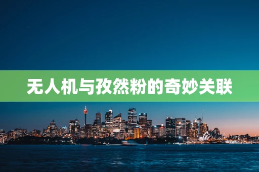 无人机与孜然粉的奇妙关联