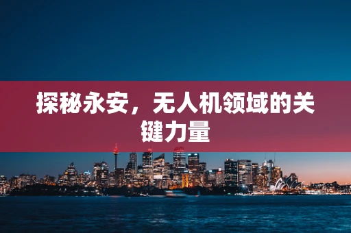 探秘永安，无人机领域的关键力量