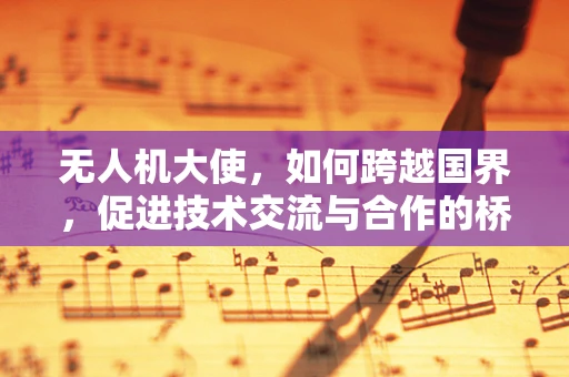 无人机大使，如何跨越国界，促进技术交流与合作的桥梁？