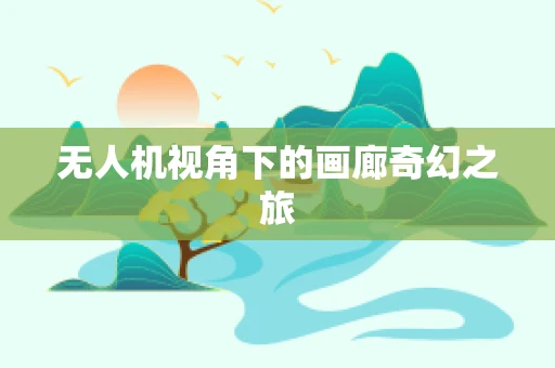 无人机视角下的画廊奇幻之旅