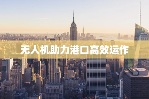 无人机助力港口高效运作