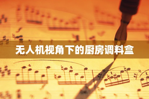 无人机视角下的厨房调料盒