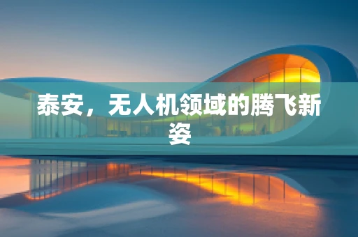 泰安，无人机领域的腾飞新姿