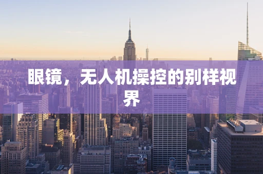 眼镜，无人机操控的别样视界