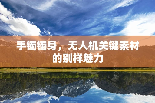 手镯镯身，无人机关键素材的别样魅力