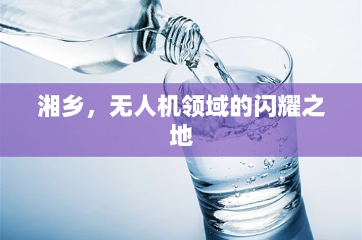 湘乡，无人机领域的闪耀之地