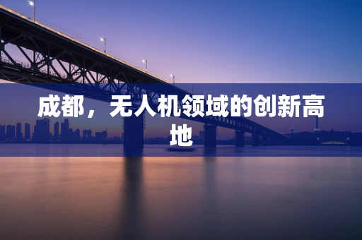 成都，无人机领域的创新高地