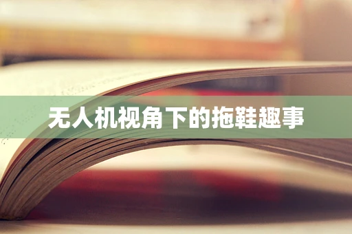 无人机视角下的拖鞋趣事