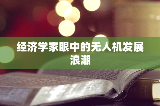 经济学家眼中的无人机发展浪潮