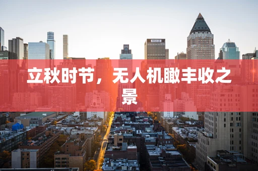 立秋时节，无人机瞰丰收之景